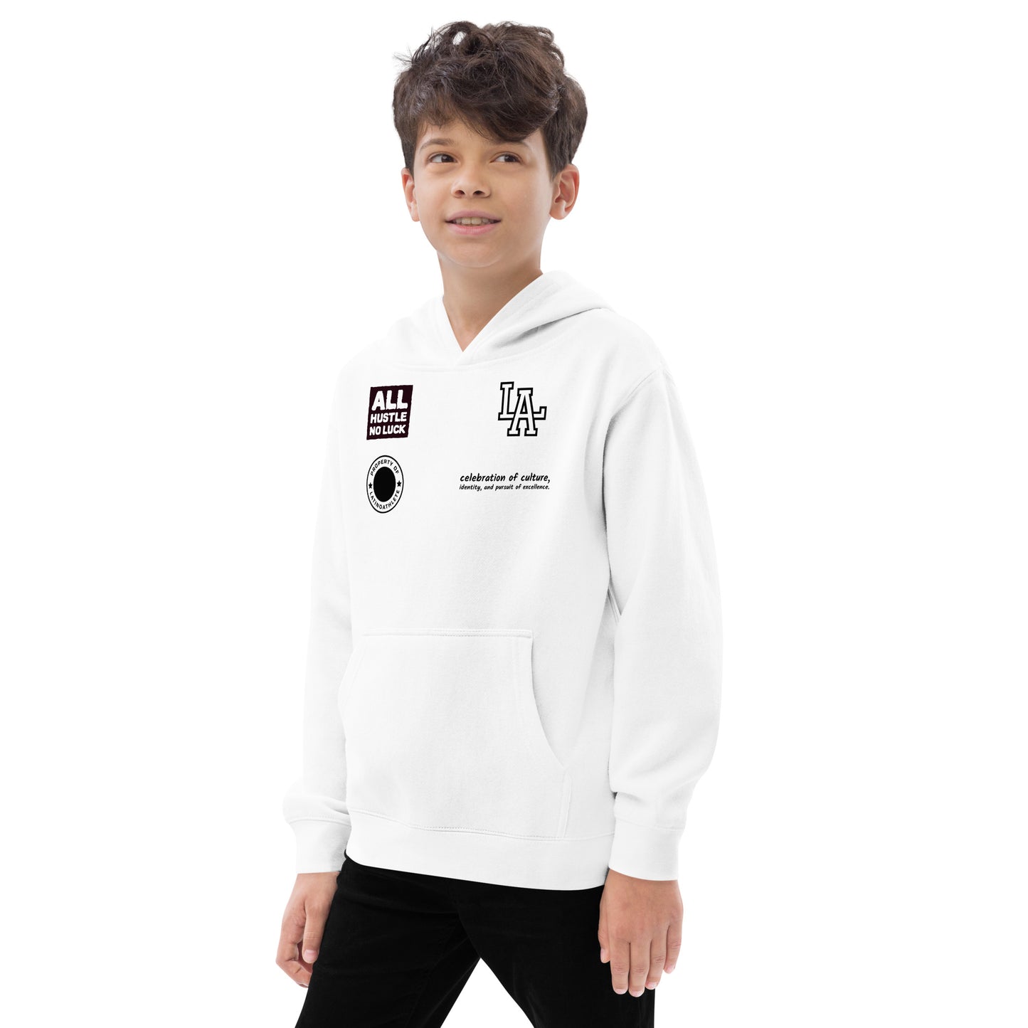 LatinoAthlete Kids fleece hoodie
