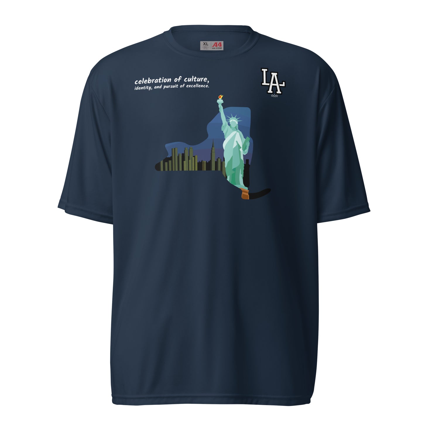 New York Heritage Unisex performance t-shirt